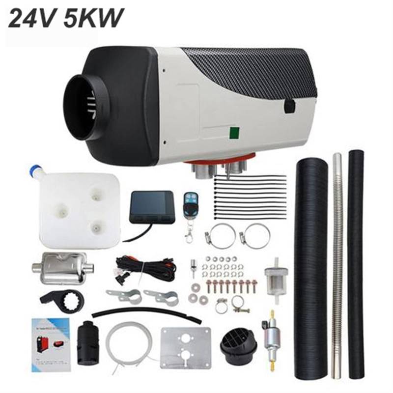 SUSQVHVCK 12V 24V 8KW Auto Autoheizung Kraftstoffheizung Automatische Steuerung Lufterhitzer for Auto LKW Diesel Luft Standheizung Autonome Heizung Heizungsteile und Zubehör(24V 5KW A) von SUSQVHVCK