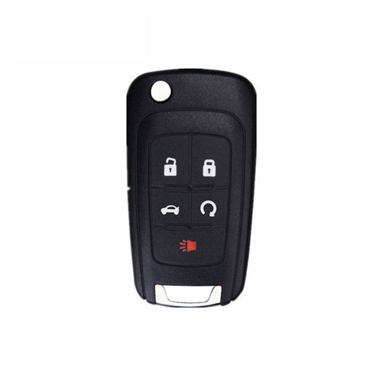 SUSQVHVCK 23/4/5 Tasten Flip Folding Remote Auto Key Shell HU100. Klinge kompatibel for chevrolet kompatibel for aveo kompatibel for cruze kompatibel for epica kompatibel for lova Schlüsseletui(5 Butt von SUSQVHVCK