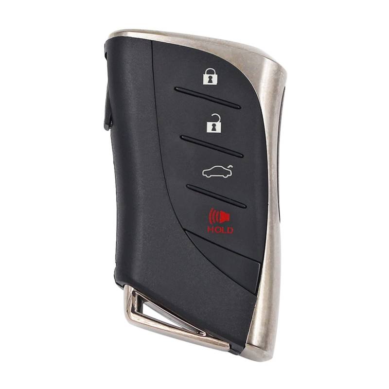 SUSQVHVCK 3/4 Taste Smart Prox Remote Auto Key Shell Case Gehäuse for kleinem Einsatz Kleiner Schlüssel kompatibel for Lexus ES300H ES350 ES200 ES260 LS350 LS50 0h Schlüsseletui(4B) von SUSQVHVCK