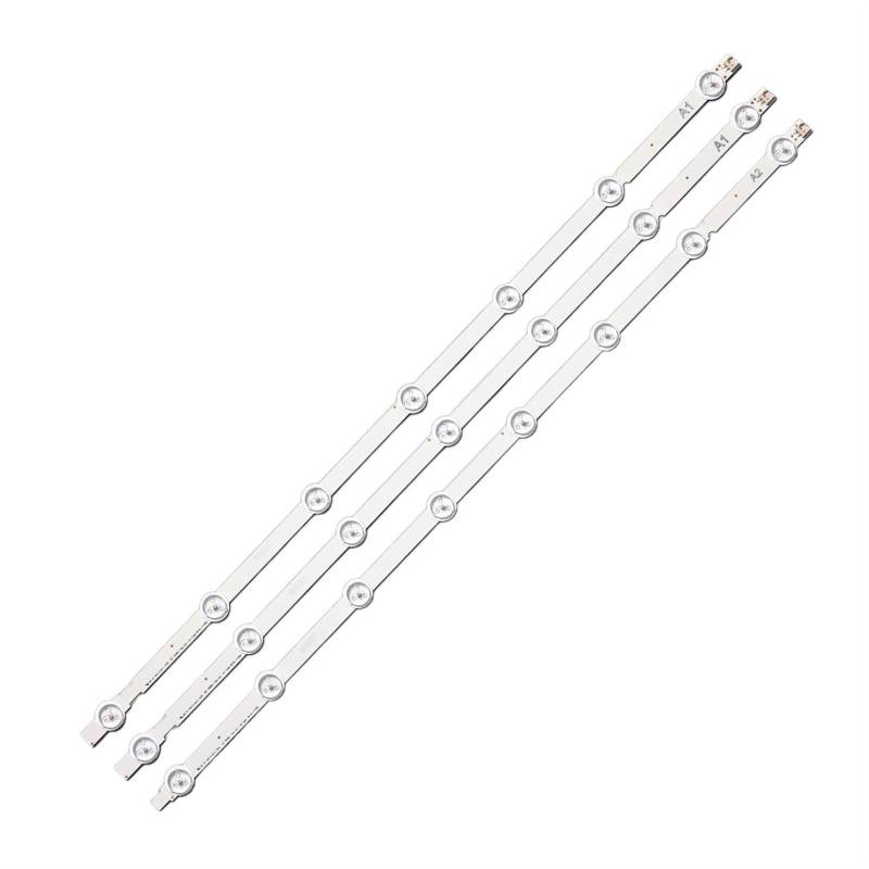 SUSQVHVCK 3 Stück (2 x A1 x 7 LED, 1 x A2 x 8LED) LED-Hintergrundbeleuchtungsleiste passend für LIG 81,3 cm 6916L-1204A 6916L-1205A 6916L-1105A 6916L-1106A 6916L-1295A1296A LED-TV-Lichtleiste von SUSQVHVCK