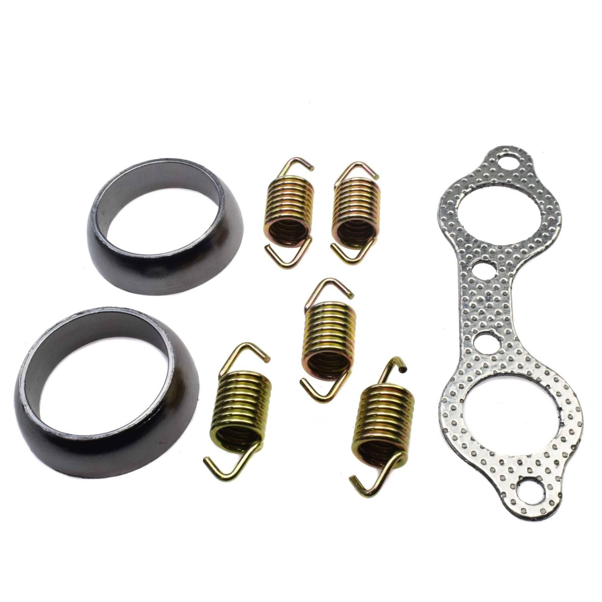 SUSQVHVCK 3610047 5811511 Abgasdichtung Spring Donut Seal Repuild Repair Kit Kompatibel for Polaris Kompatibel for Sportler 600 700 800 2003-2007 2010 2013 2013 Unterlegscheibe von SUSQVHVCK