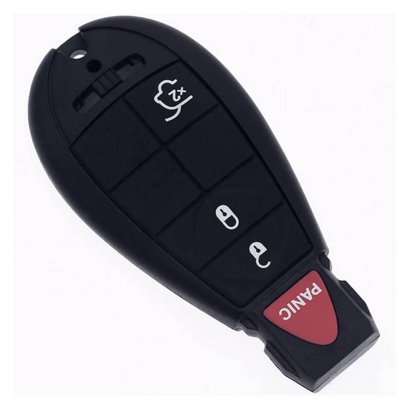 SUSQVHVCK 4 Tasten Ersatzauto Remote Key FOB Keyless Entry Transmitter Uncut Blade Key Kompatibel for Jeep Kompatibel for Commander kompatibel for groß kompatibel for Cherokee 2008-2010 Schlüsseletui von SUSQVHVCK