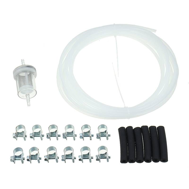 SUSQVHVCK 5 Meter transparentes Heizungs-Kraftstoffrohr-Set Kraftstofffilter-Schlauchleitungs-Clip-Kit Passend for Webasto Passend for Eberspacher Diesel Heizungsteile und Zubehör von SUSQVHVCK