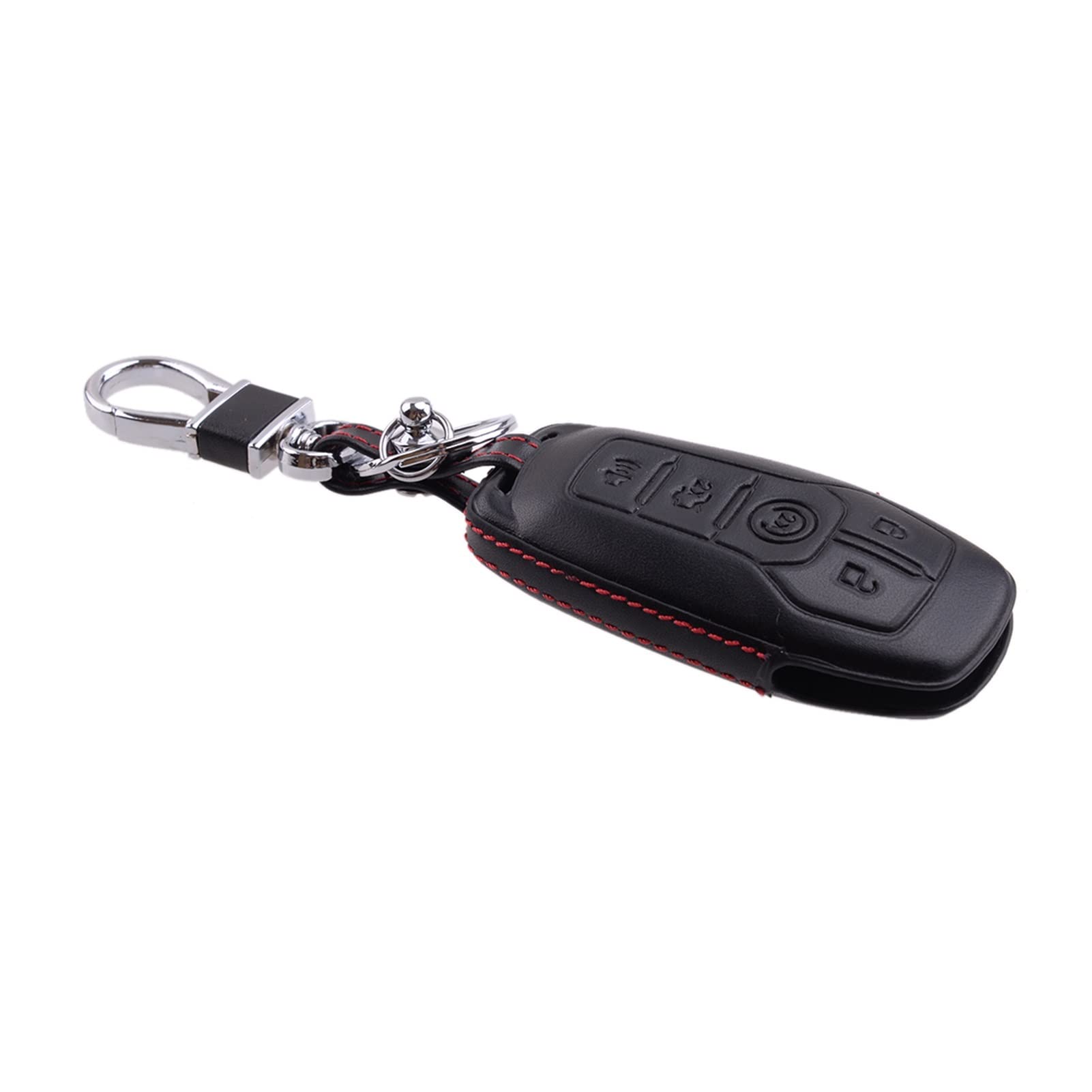 SUSQVHVCK 5 Tasten Auto Remote Key FOB Cover Case Bag Kompatibel for Lincoln Mkz mkc mkx. Kompatibel for Ford-kompatiblem for Fusion kompatibel for for Explorer kompatibel for Mustang Schlüsseletui von SUSQVHVCK