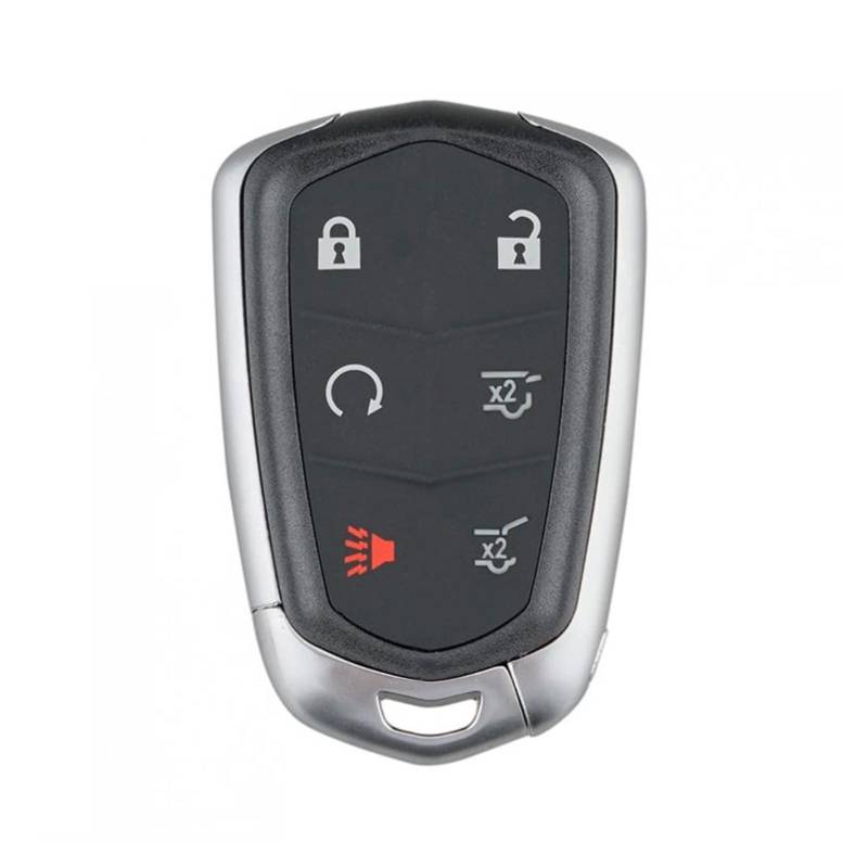 SUSQVHVCK 6 Buttons Smart Car Remote Key Shell Kompatibel for Cadillac 2015-2018 kompatibel for Escalade/ESV Schlüsseletui von SUSQVHVCK