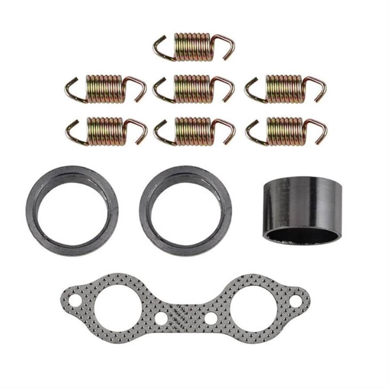 SUSQVHVCK Auspuffrohr-Donuts-Dichtungsfeder-Rebuild-Kit Kompatibel for RZR 800 2008-2010 5811511 Unterlegscheibe von SUSQVHVCK