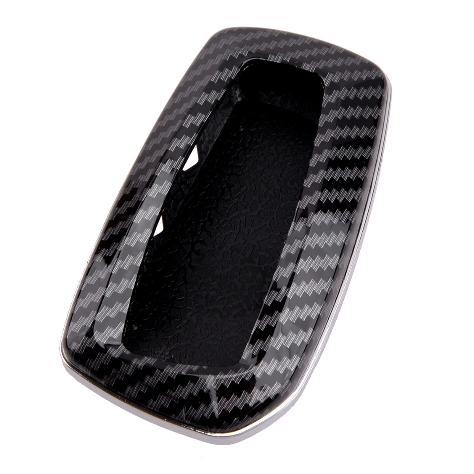 SUSQVHVCK Auto Hard Key Shell Cover Case Fob Halter Abs Kohlefaserstil kompatibel for BMW 1 2 3 5 6 7 Serie X3 x4 m2 m3 m4 m5 m6 Schlüsseletui von SUSQVHVCK