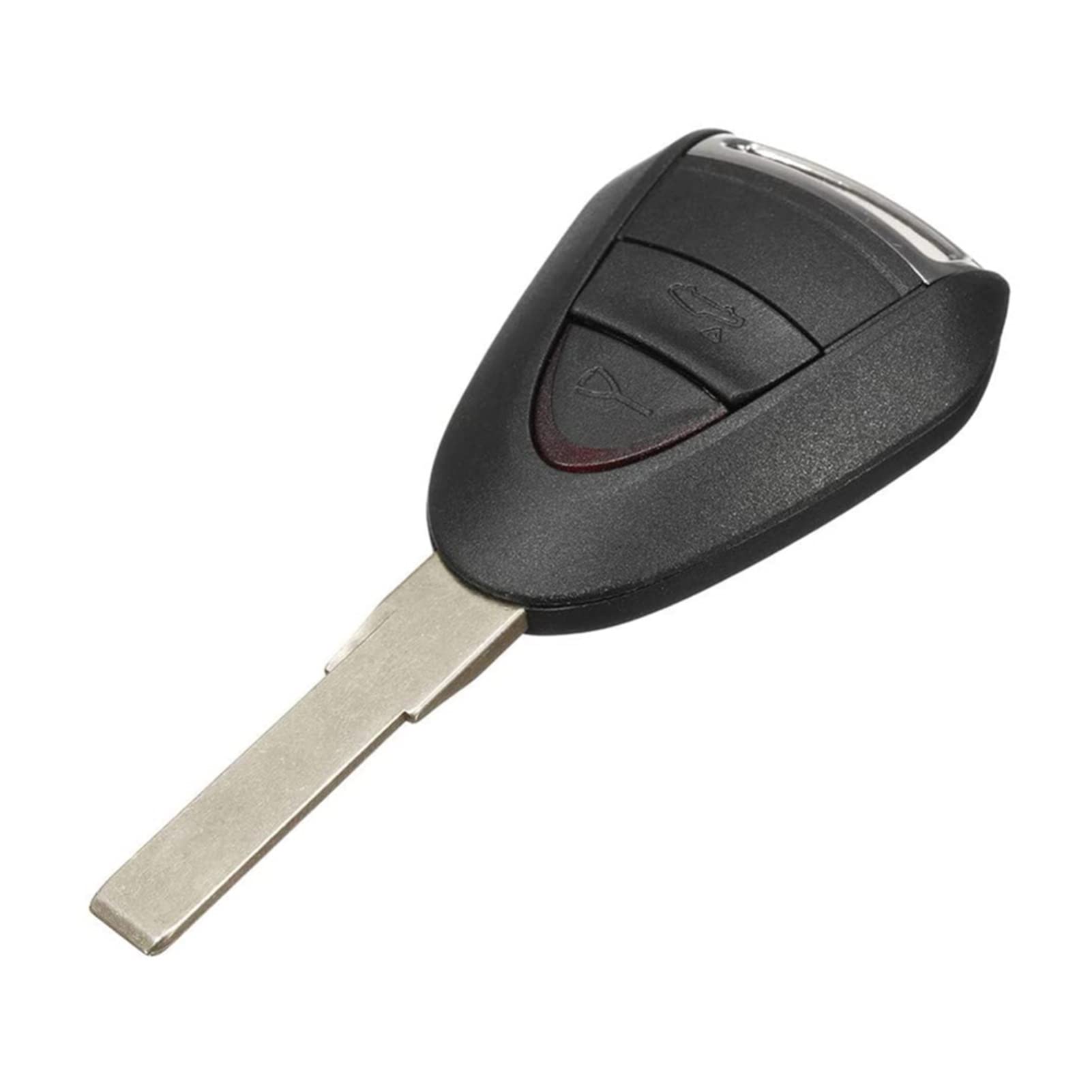 SUSQVHVCK Autoschlüsselschale 2 Tasten Remote Key FOB Case Shell Tastenabdeckung Ersetzen Sie Autoversorgungen, die for Porsche kompatibel sind Schlüsseletui von SUSQVHVCK