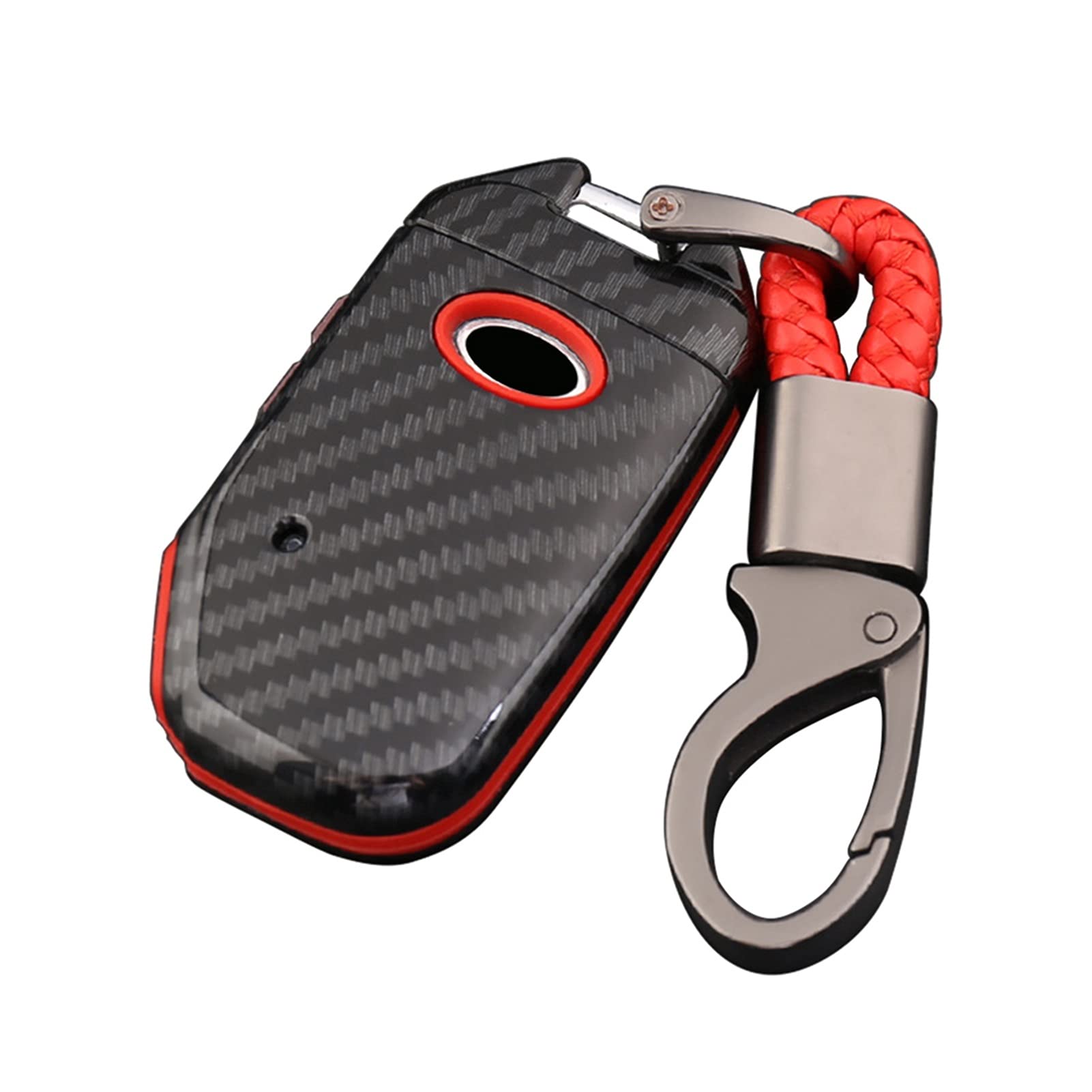 SUSQVHVCK Carbon-Stil-Automobil-Remote-Key-Cover-Fall-FOB kompatibel for KIA-kompatibel for Sportart, kompatibel for CEED-kompatibel for Sorento kompatibel for CERATO kompatibel for der Forte 2017-201 von SUSQVHVCK