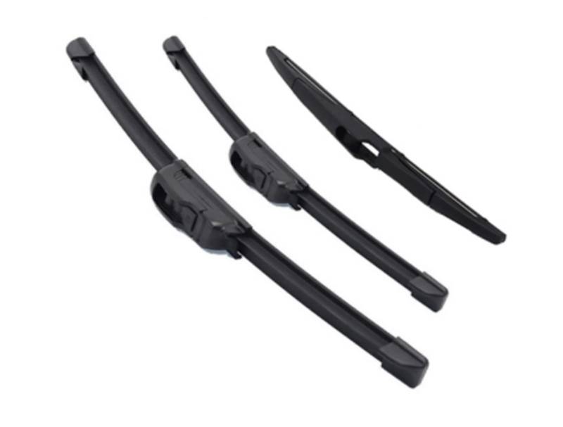 SUSQVHVCK Front & Heckscheibenwischer Wischer Wischer Windschutzscheiben Wischerblätter Fit for Nissan Fit for Qashqai J11 2013 2020 Scheibenwischer(Front and Rear Wiper) von SUSQVHVCK