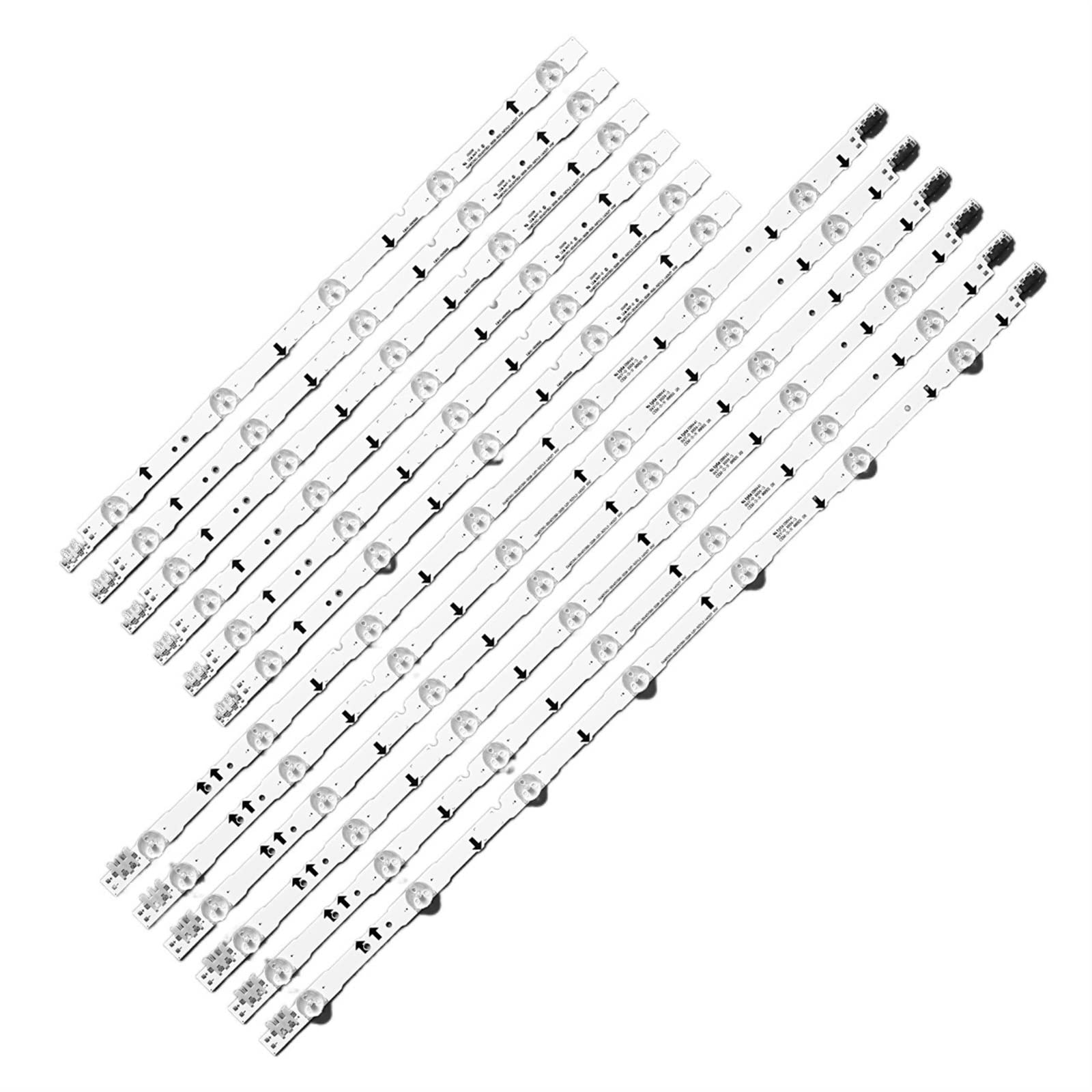 SUSQVHVCK LED-TV-Lichtleiste für Samsung UN50J5500AF UE50H6200 D4GE-500DCA-R2 D4GE-500DCB-R2 BN96-30428A BN96-30427A 30425, 12 Stück von SUSQVHVCK