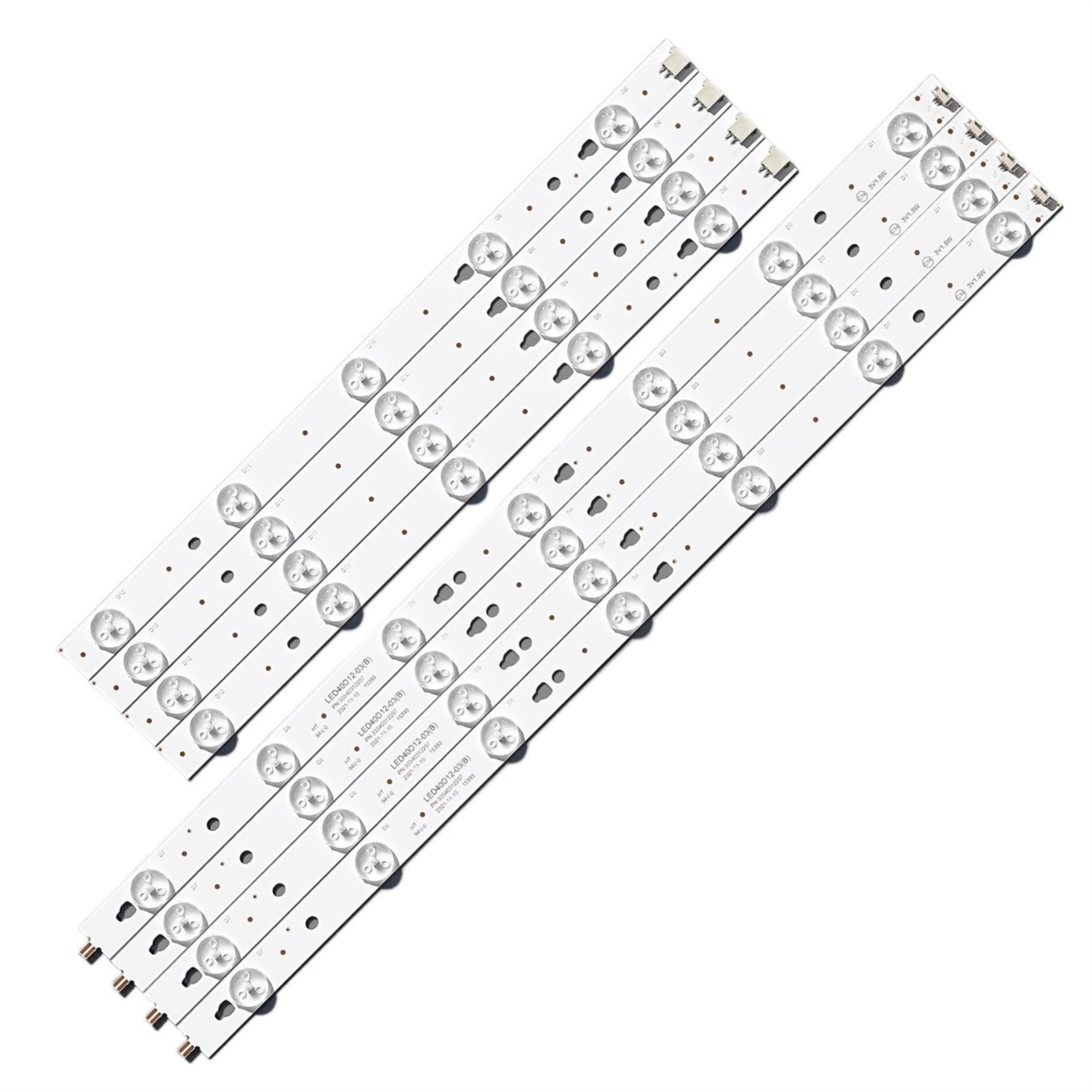 SUSQVHVCK Passend für Haier TV-Lichtleiste LE40A7100L LE40B3300W LED40ME1000 LED40D12-03(B) 40d12-zc14-04(A) V400HJ6-PE1 LED-TV-Lichtleiste von SUSQVHVCK