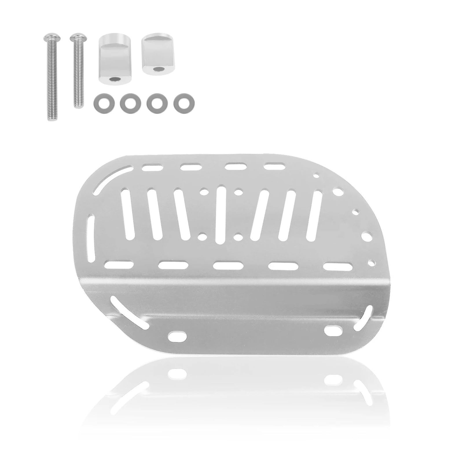 Für CL500 CL 250 SCL500 CL300 CL 500 300 Seitentaschenhalterhalterung, Hinterer Gepäckträgergriff Haltegriffe Schienenträger-Erweiterungshalterung(Silber) von SUTVCM