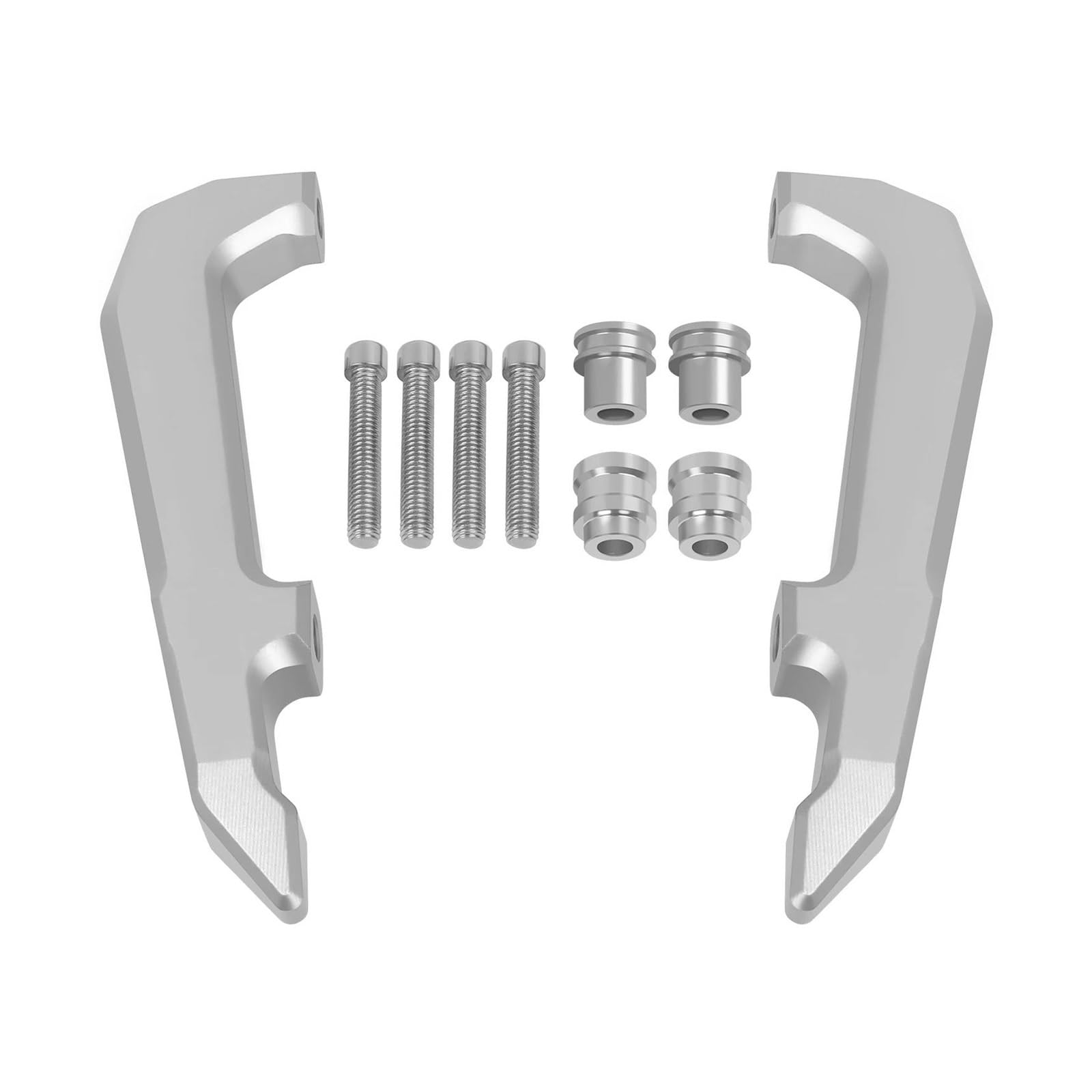 Motorrad-Haltegriff Hinten Beifahrersitzschiene Armlehne Heckhandlaufgriff Für GROM MSX125 Msx125 MSX 125 2021 2022 2023(Silber) von SUTVCM