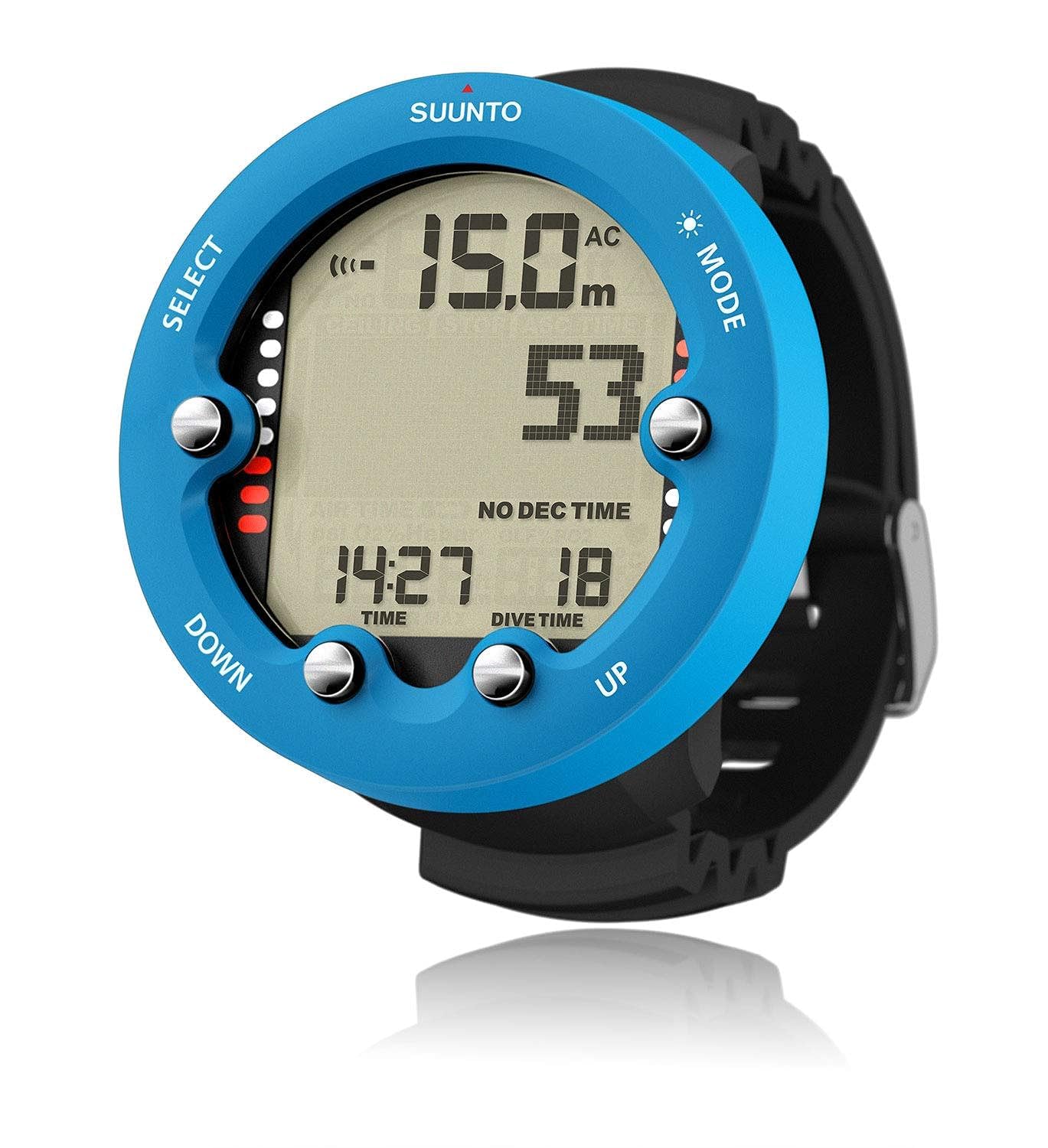 Suunto Zoop Novo Handgelenk-Tauchcomputer blau ohne USB von SUUNTO