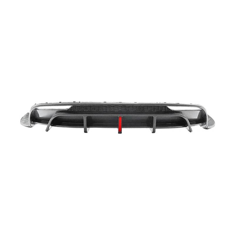 Autospoiler Hecksplitter Hecklippe Heckstoßstangenlippe Diffusor Spoiler Autozubehör Für Tesla Für Modell 3 2024+(Carbon-Look) von SVTSTRQE