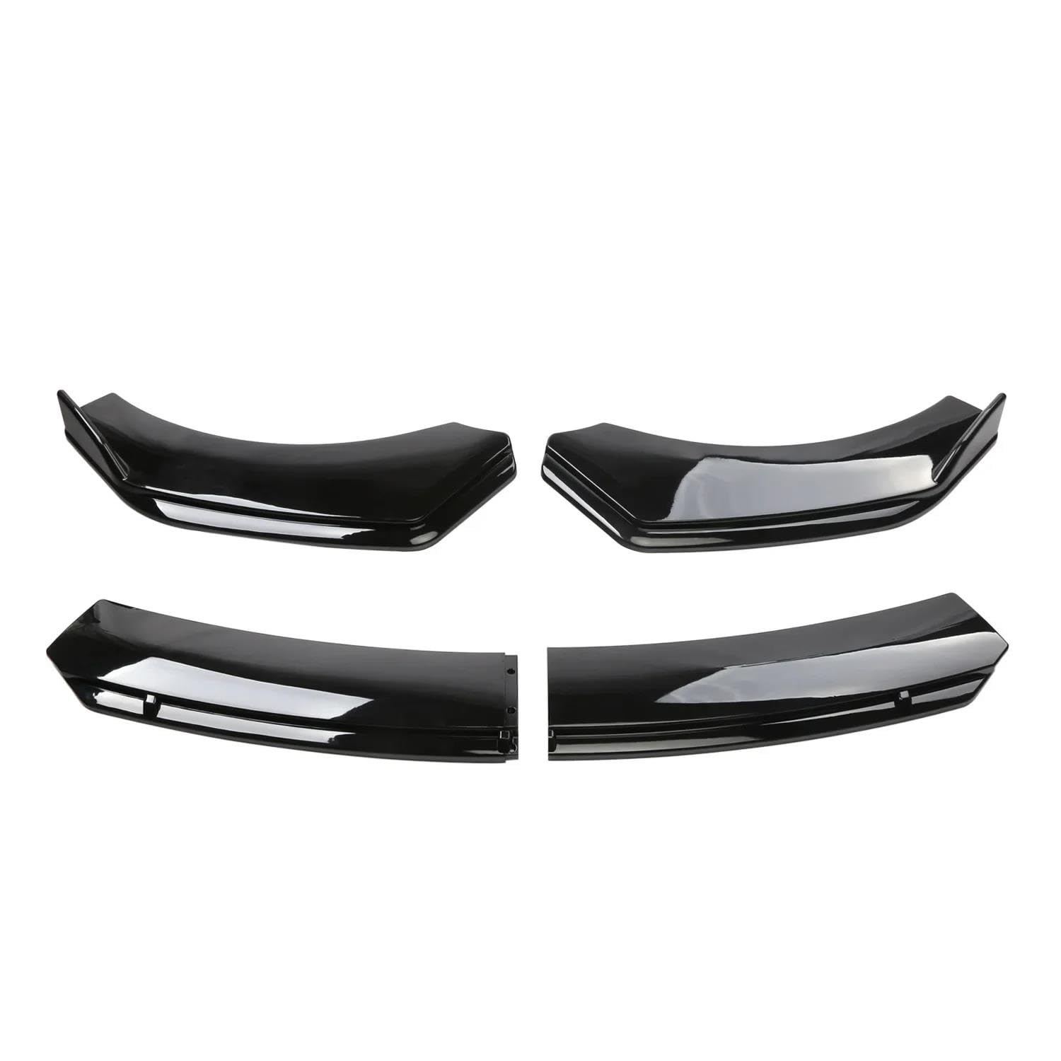 Für Chrysler 300 C SRT8 Auto-Frontstoßstangenspoiler Lippe Kinn Diffusor Splitter-Kit Schutzabdeckungen Seitenschweller für Autos(Schwarz glänzend) von SVTSTRQE