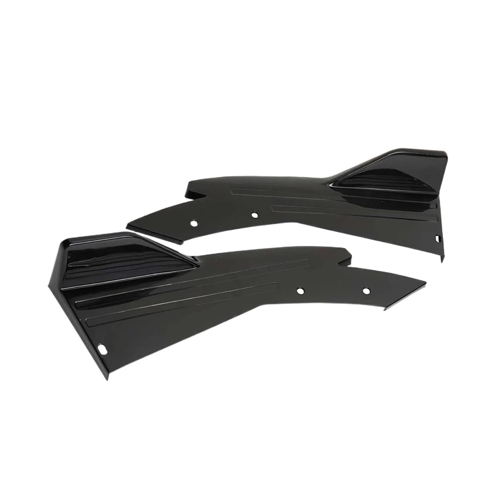 Für Subaru Für Impreza WRX Heckspoilerlippe Splitter Diffusor Body Kit Seitenschweller Schutzabdeckungen Seitenschweller für Autos(Schwarz) von SVTSTRQE