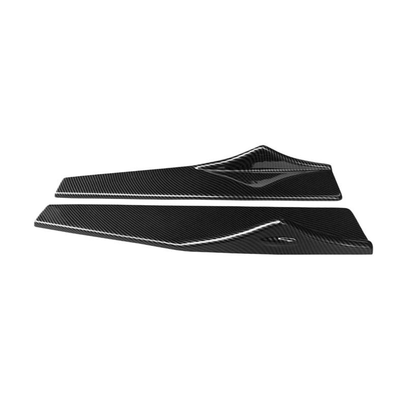 Seitenschweller Für Cadillac ATS-L 2014-2017 Stoßstangenspoiler-Schutzplatten Anti-Crash-Diffusor-Lippenschutz Seitenschweller für Autos(Carbonfaser-Optik) von SVTSTRQE