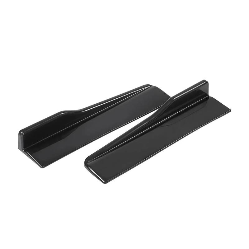 Universal-Seitenschweller-Kit Wide-Body-Splitter-Kit Modifizierte Seitenschweller Rocker Kratzfest Winglet-Flügel Stoßstange Seitenschweller für Autos(Glänzendes Schwarz) von SVTSTRQE