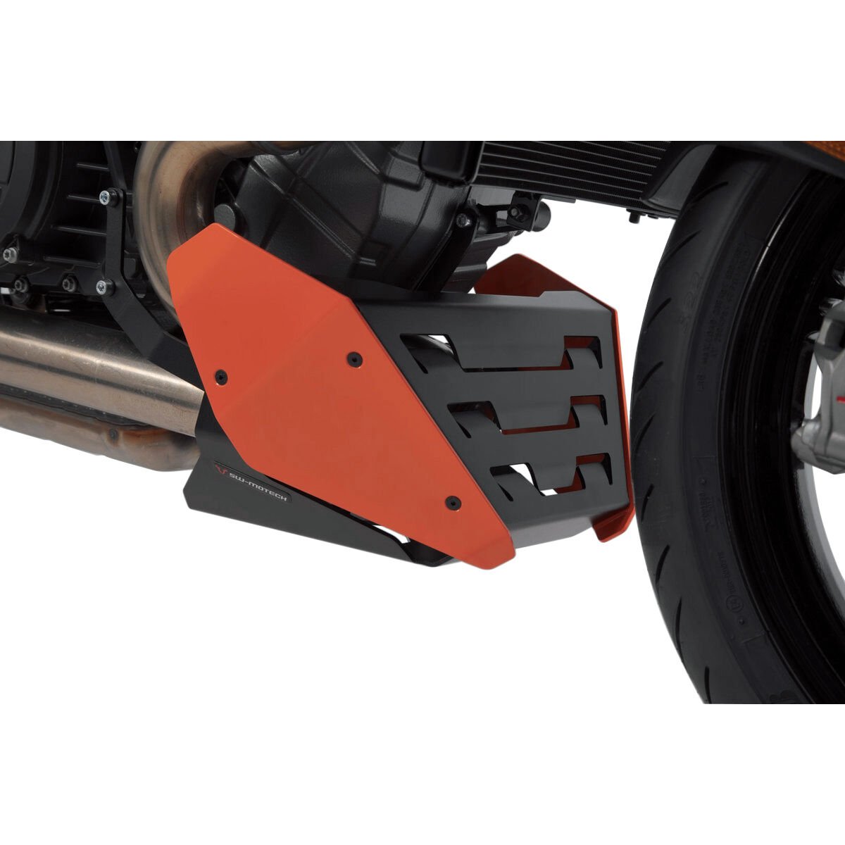 SW-MOTECH Bugspoiler Alu schwarz für Kawasaki KLE 650 Versys 2022- von SW-MOTECH