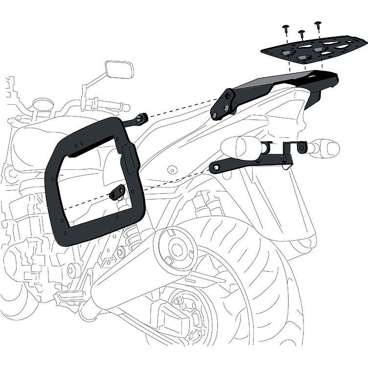 SW-MOTECH Ersatzteil CAM.00.GPT Schnellverschluß  für AluRack-Adapter von SW-MOTECH