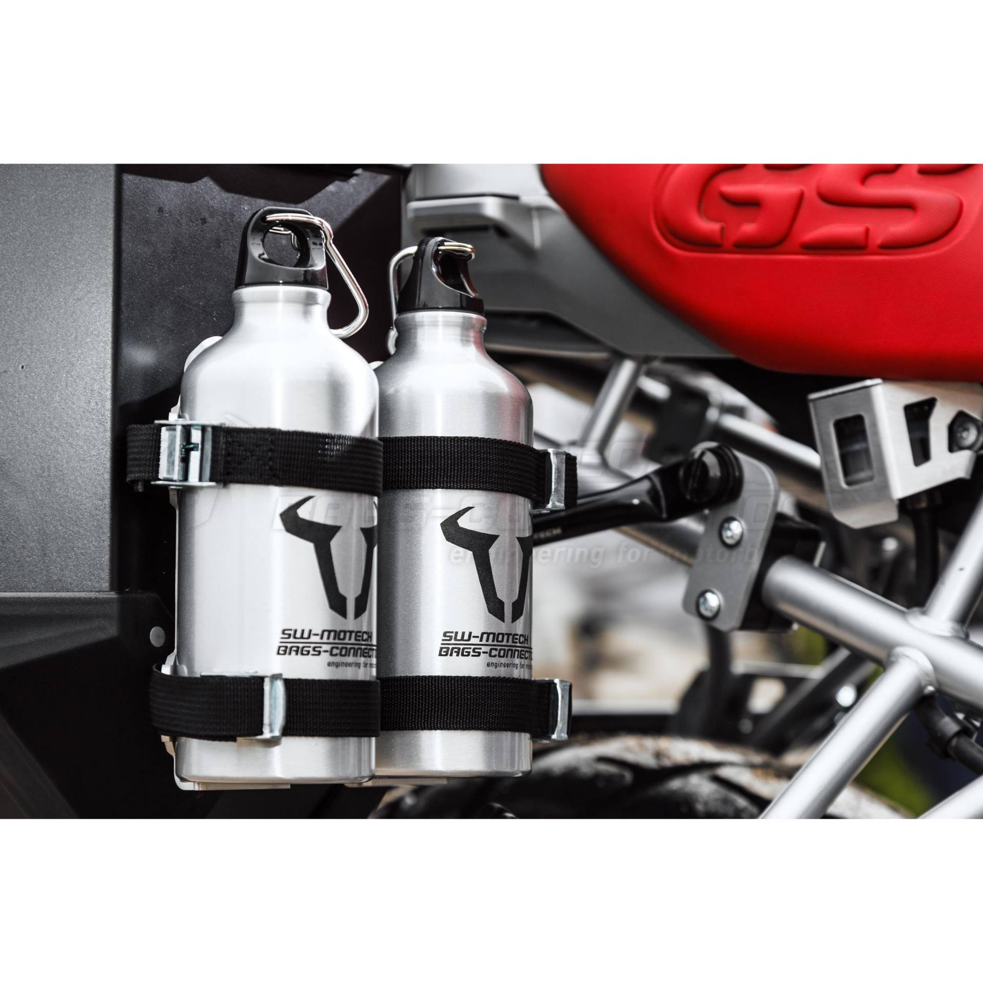 SW-MOTECH Flaschen-Kit für TraX mit 2x 600ml Flaschen von SW-MOTECH