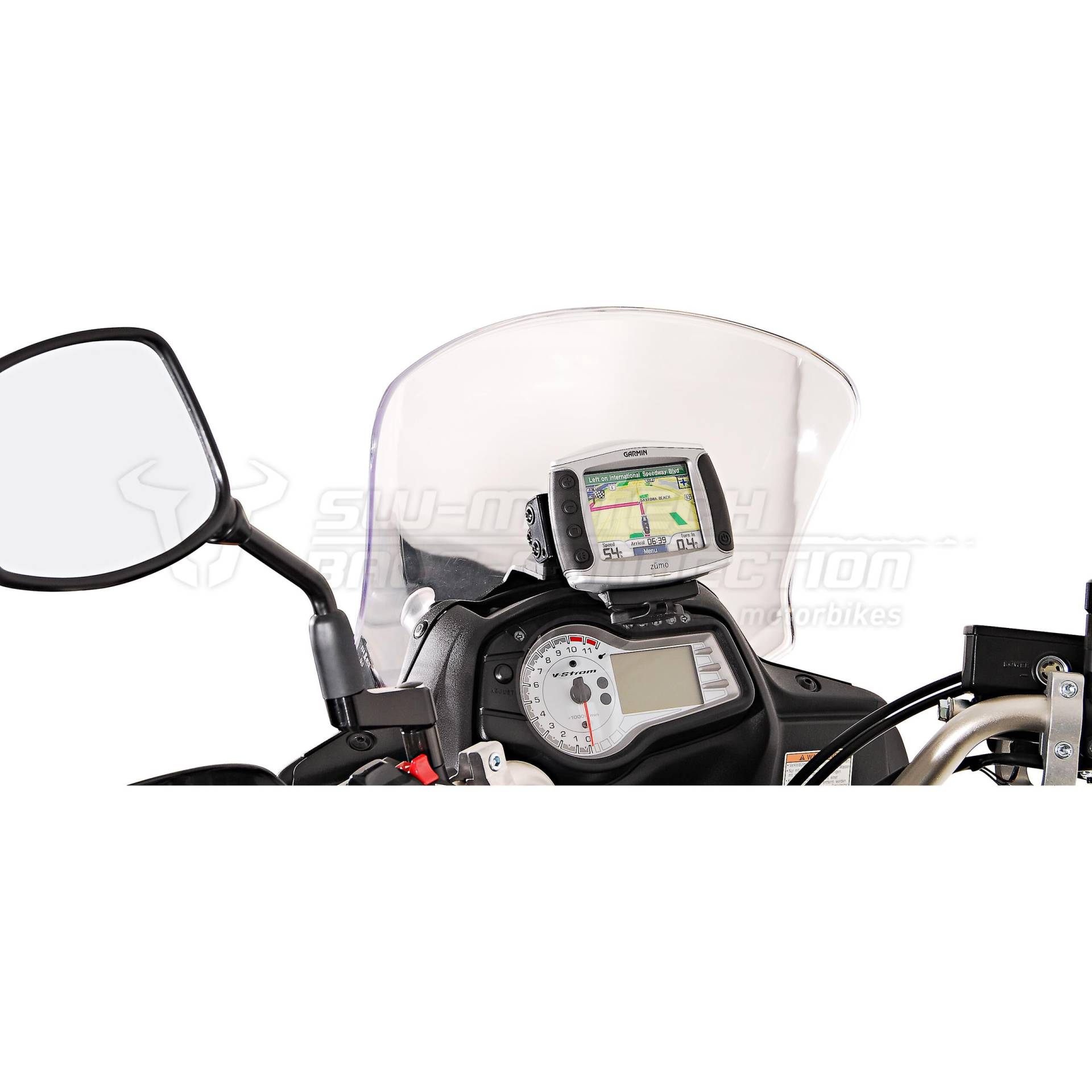 SW-MOTECH QUICK-LOCK Navi-Halter an Cockpit für DL 650 V-Strom 11-16 von SW-MOTECH