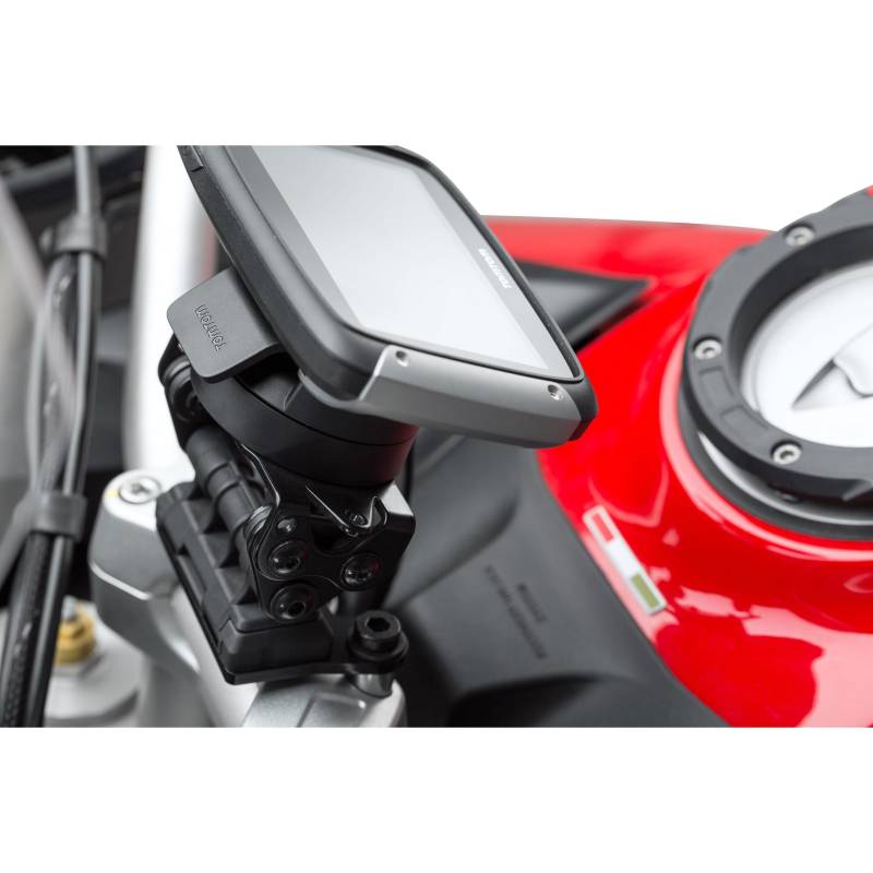 SW-MOTECH QUICK-LOCK Navi-Halter an Lenker Multistrada 950/1200 2015- von SW-MOTECH