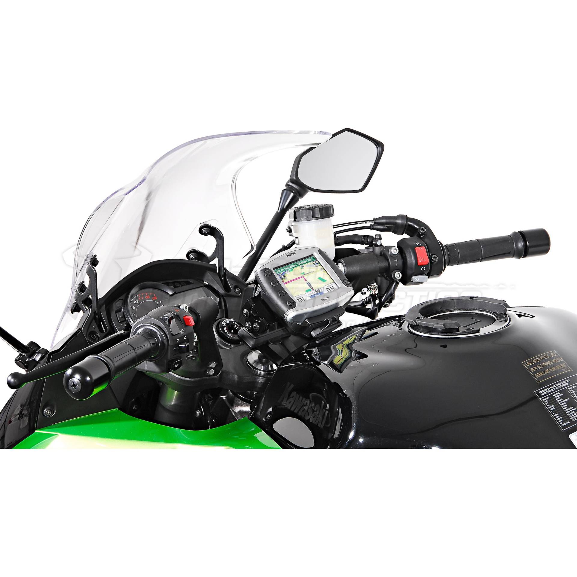 SW-MOTECH QUICK-LOCK Navi-Halter an Lenker für Kawa Z/Ninja 1000 SX von SW-MOTECH