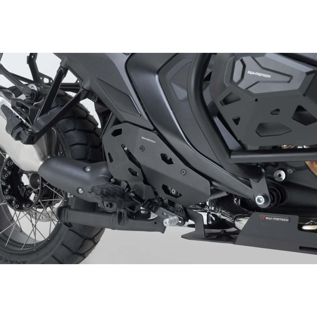 SW-MOTECH Schutzplatte Alu Ferse rechts schwarz für BMW R 1300 GS von SW-MOTECH