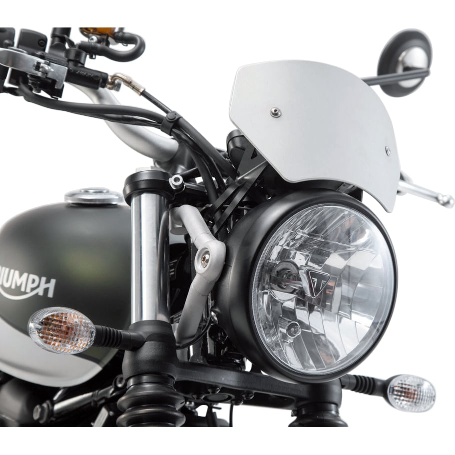 SW-MOTECH Windschild Alu silber für Triumph Street Scrambler 900 von SW-MOTECH