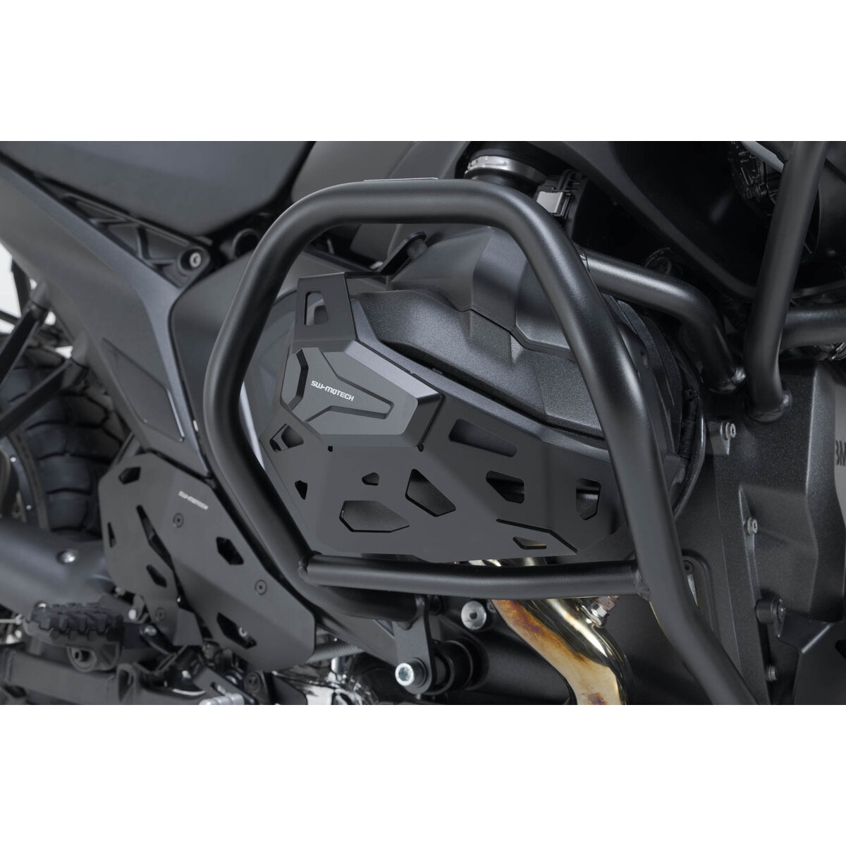 SW-MOTECH Zylinderschutz Alu für BMW R 1300 GS schwarz von SW-MOTECH