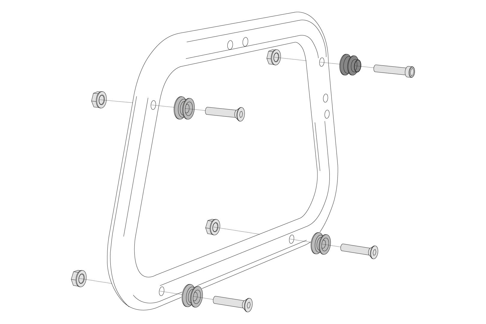 SW-MOTECH Adapterkit für EVO Kofferträger für AERO ABS Seitenkoffer, Montage von 2 Koffern von SW-Motech