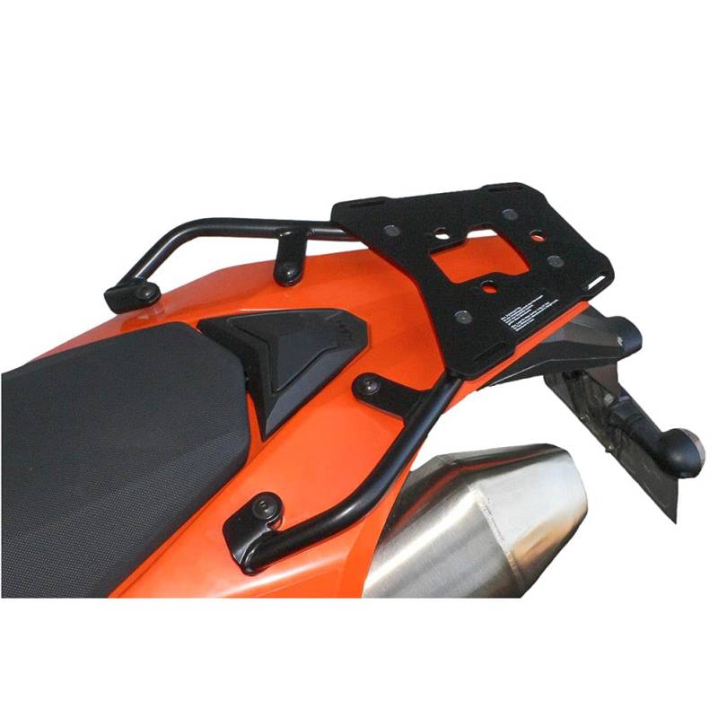 SW-MOTECH ALU-RACK Gepäckträger, Schwarz für KTM LC4 690 Enduro (07-) von SW-Motech