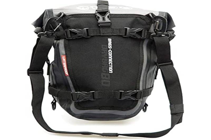 SW-MOTECH Drybag 80 Hecktasche 8L, Grau/Schwarz, Wasserdicht von SW-Motech