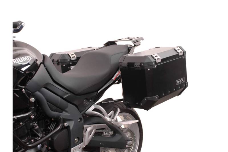 SW-MOTECH EVO Kofferträger, QUICK-LOCK Funktion, Schwarz für Triumph Tiger 1050 (06-12) von SW-Motech