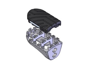 SW-MOTECH ION Fußrasten-Kit Honda XRV 650/750 (87-03) XL600V (87-99) CRF1000L. von SW-Motech