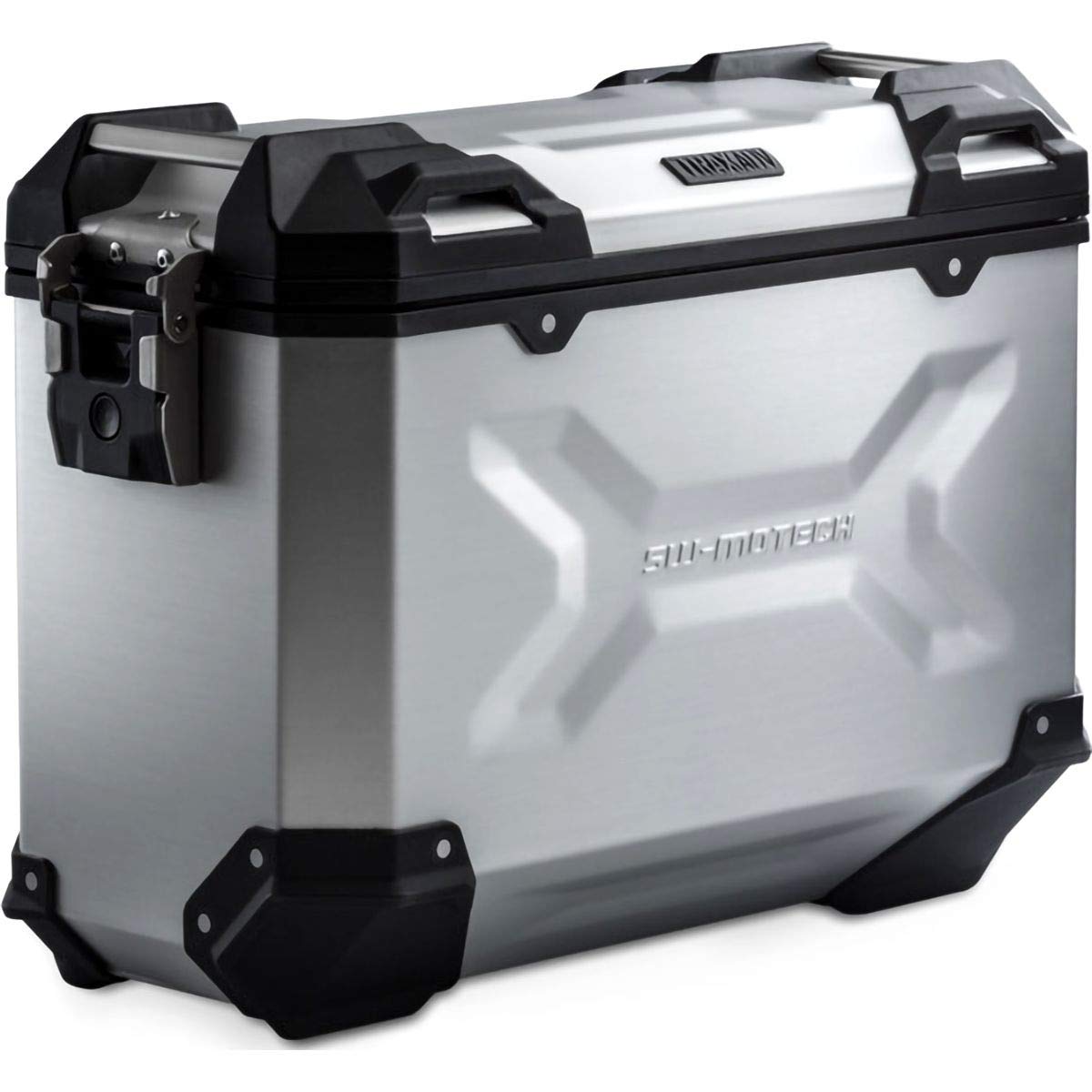 SW-MOTECH TRAX ADV M Aluminium Seitenkoffer 37L, Links, Silbern von SW-Motech