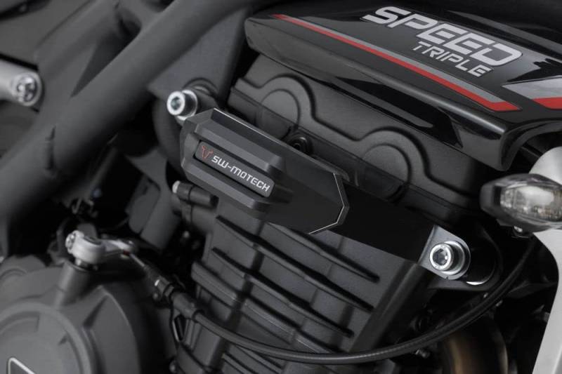 SW-Motech Sturzpad-Kit - Schwarz. Triumph Speed Triple 1200 RS (21-). von SW-Motech