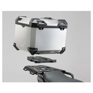 SW-Motech TRAX ADV Topcase-System 38 l, für diverse Modelle, silber von SW-Motech