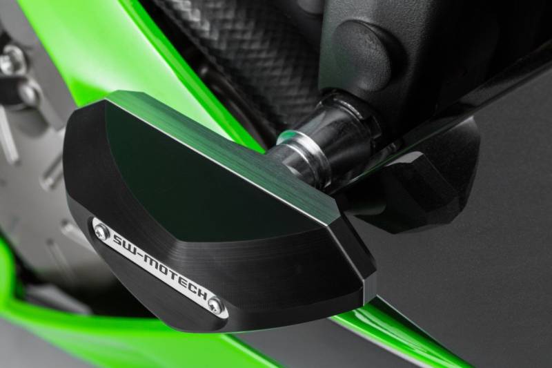 Sturzpad-Kit, schwarz, Kawasaki Ninja ZX-6R 636 (2013-) von SW-Motech