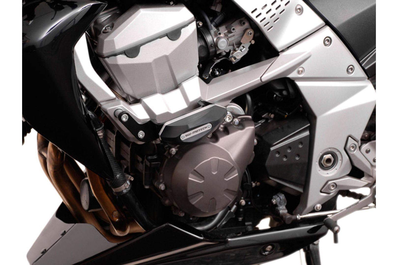 Sturzpad-Kit, schwarz, Kawasaki Z750 (2007-2012) Z750R (2011-2012) von SW-Motech