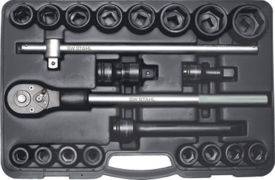 Sw Stahl IMPACT-Steckschlüsselsatz, 3/4, 21-teilig [Hersteller-Nr. 07605L] von SW STAHL