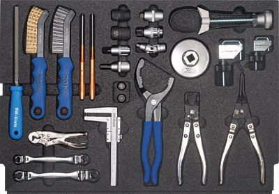 Sw Stahl Öl-, Kraftstoff- und Bremsendienst Werkzeug-Einlage, 26-tlg. [Hersteller-Nr. Z3000-26] von SW STAHL