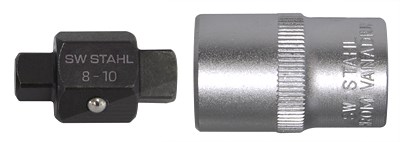 Sw Stahl Öldienst-Steckschlüssel, 1/2, 8 mm, 10 mm [Hersteller-Nr. 03000SB] von SW STAHL