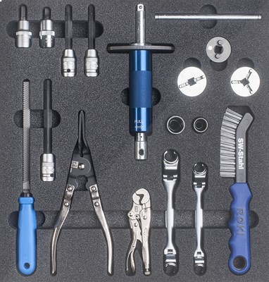 Sw Stahl Werkstattwagensortiment, Bremsendienstwerkzeuge, 18-teilig [Hersteller-Nr. Z3023-4] von SW STAHL