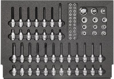 Sw Stahl Werkstattwagensortiment, Schraubendreheinsätze 1/4 1/2, 72-tlg. [Hersteller-Nr. Z3000-17] von SW STAHL