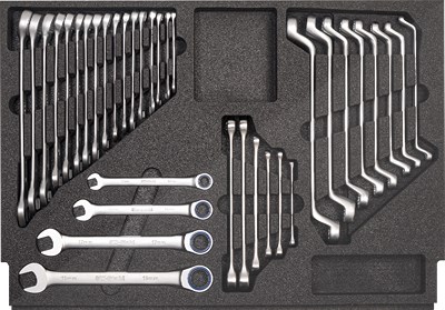 Sw Stahl Werkstattwagensortiment Schrauben- und Ratschenschlüssel, 35-tlg. [Hersteller-Nr. Z3000-21] von SW STAHL