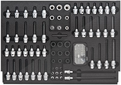 Sw Stahl Werkstattwagensortiment Schraubendreheinsätze 1/4 1/2, 102-tlg. [Hersteller-Nr. Z3000-4] von SW STAHL